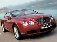 The Bentley Continental GT is a very attractive car