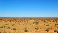 The Simpson Desert in Australia